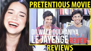 MOST BOLLYWOOD EVER | Dilwale Dulhaniya Le Jayenge Review | Pretentious Movie Reviews | Reaction