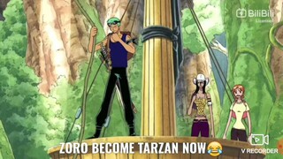 😂Tarzan in One piece😂