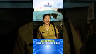 Setelah Siswa SMA, Kini ASN Di Kupang NTT Wajib Masuk Kerja Jam 5.30 Pagi!