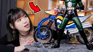 Bisakah bersinar dan membawa sepeda motor? Kamen Rider ini sangat tampan! Proyek Black RX Tidak Dike