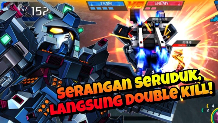 Sekali Seruduk Langsung Double Kill! - Gundam Supreme Battle