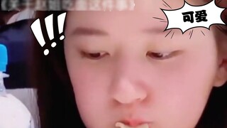 [Zhao Lusi] พี่ Zhao กินบะหมี่น่ารักมากเหมือนหนูแฮมสเตอร์ตัวน้อย! - - ประเด็นสำคัญคือฉันไม่สามารถกิน