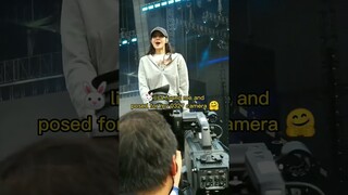 Lisa's Reaction to a fans at BORNPINK in Taiwan day 2 😄🤩 #lisa #blackpink #lisamanoban