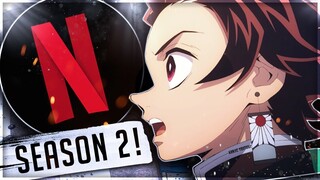 Demon Slayer Season 2 Netflix & English Dub Part 2 Release Date Update!