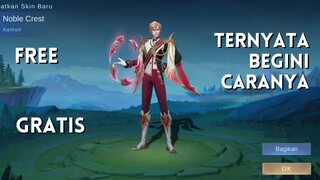 TERNYATA BEGINI CARANYA | TUTORIAL MENDAPATKAN SKIN ELITE AAMON GRATIS | Mobile Legends Bang Bang