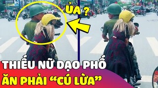 Bắt gặp 'THIẾU NỮ' đi dạo phố cùng Ba cho đến khi quay mặt lại thì ai cũng 'Ú ÒA' 😅 Gâu Đần