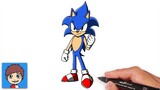 Cara Menggambar Sonic dengan Mudah – Sonic the Hedgehog