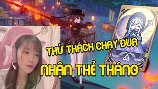 [Genshin Impact] Thử Thách Marathon Impact Chạy Đua Cùng Gái Xinh Nhận Thẻ Tháng || Nguyên Kỷ