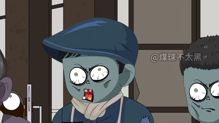 Three evil ghosts were caught by gangsters and put into the factory to step on the sewing machine