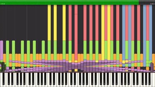 Tonight Stars an Easygoing Egoist synthesia black midi