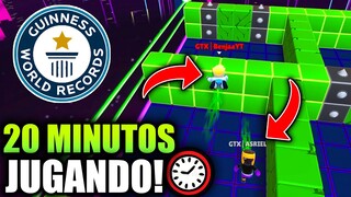 ASÍ CONSEGUI EL WORLD RECORD EN BLOCK DASH MAS DE 20 MINUTOS EN UNA PARTIDA! - STUMBLE GUYS PRO TIPS