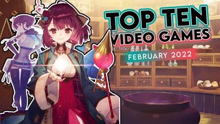 Top Ten Video Games February 2022 - Noisy Pixel