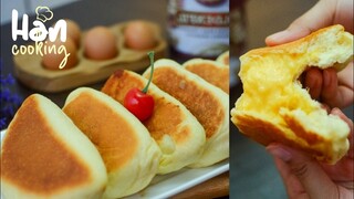 MODAL TEFLON SAJA BISA BUAT RESEP BARU! ROTI TEFLON ISI VLA CUSTARD