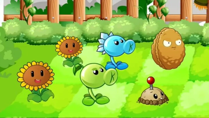 Plants vs.Zombies: Little Sunflower sợ hãi đến phát khóc bởi lũ thây ma