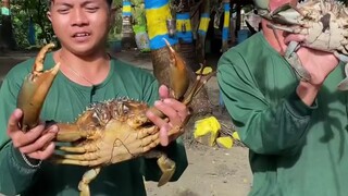 Catch and Cook crab..🤤🤤😊watch till the end..