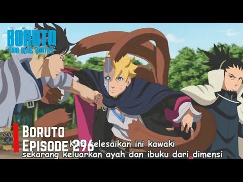 BORUTO EPISODE 296 SUB INDONESIA TERBARU PENUH FULL HD\ Boruto Melindungi Shikamaru dengan Mokuton?!