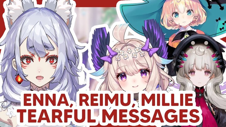 Enna, Reimu, and Millie's final goodbye to Nina graduation stream 【NIJISANJI EN】