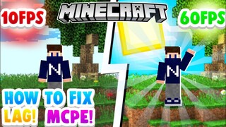 How To Fix Lag In Minecraft PE 1.16+ | Best Optifine For MCPE (2021)