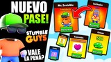 NUEVO PASE DE STUMBLE GUYS ACTUALIZACION 0.42!! Skins, Emotes, Pisadas, Animaciones y Mucho mas!!