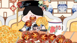 - Ruyi's Royal Love in the Palace animation food show | Daru's immersive spicy mushroom skewers and 