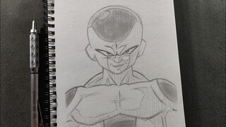 How to Draw Frieza - Dragon Ball | easy anime drawing