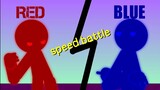 RED vs BLUE SPEED BATTLE - Sticknodes