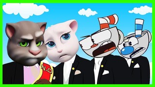 Astronomia/Coffin Dance Meme - Talking Tom Shorts&Cuphead Parody