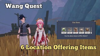 Luxurious Chest and 6 Location of Offering item Wang Quest Genshin Impact