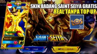 CARA MENDAPATKAN SKIN BADANG SAINT SEIYA GRATIS!! Review Skin Badang Saint Seiya - Mobile Legends