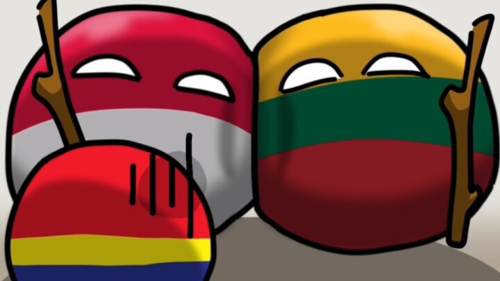 【Polandball】When a Russian enclave meets two bullies