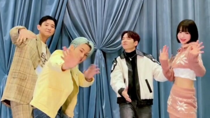 Three generations of collaboration! Winter X EXO X NCT new song Candy dance challenge!