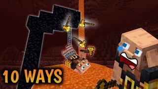 10 Ways to torture Piglin brute in Minecraft