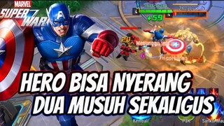 HERO YANG PALING WAJIB DI COBA UNTUK PARA PEMULA | CAPTAIN AMERICA - MARVEL SUPER WAR HIGHLIGHT