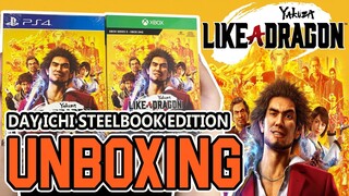 Yakuza: Like A Dragon (Day Ichi Steelbook Edition) (PS4/Xbox One) Unboxing