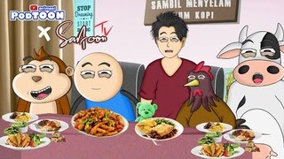 NUMPANG BUKA PUASA feat @SANTOONTV