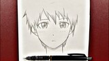 Anime drawing for beginners | how to draw anime boy step-by-step