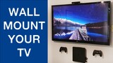 How To Wall Mount Your Gaming TV To A Wall Safe & Simple Steps