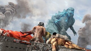 Attack on Titan VS Earth Godzilla life-action