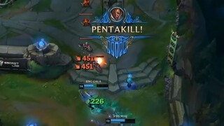 Gala Lucian bắn cực thốn Pentakill đầu tiên MSI 2022 | MSI 2022 RNG vs RED