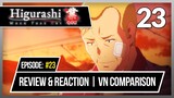 Higurashi Gou: Episode 23 | Review, Reaction & VN Comparison! - Teppei's Redemption