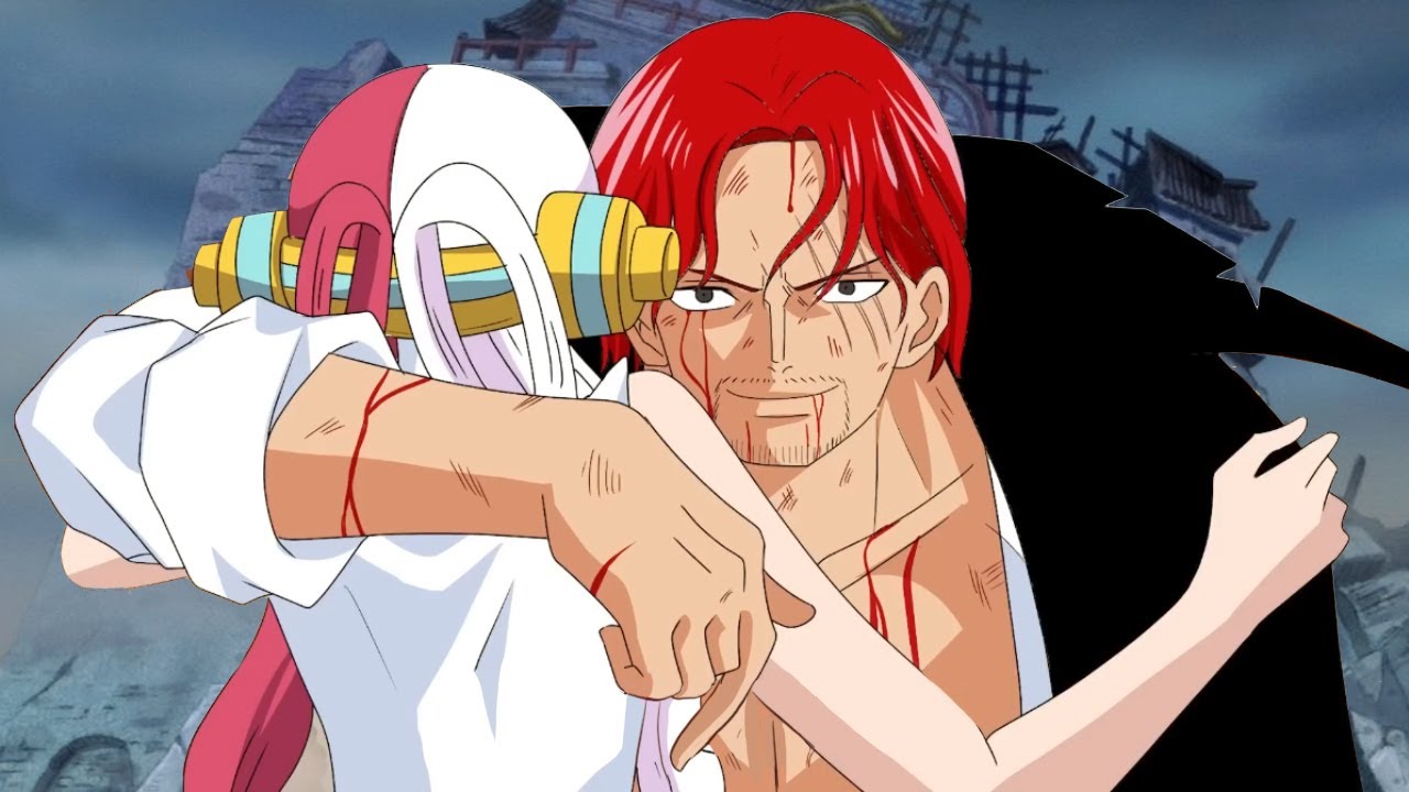 Shanks' Reaction to Seeing Luffy's Gear 5 Sun God Transformation - One Piece  