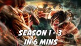 Attack On Titan Season 1 - 3 RECAP