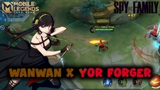 [WANWAN X YOR FORGER] APAKAH DIA CANTIK?!😋 | MOBILE LEGENDS