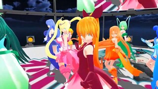 【怪盗セイント・テール＆東京ミュウミュウ＆ぴちぴちピッチ MMD】なかよしオールスターで千本桜