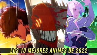 TOP 10 | LOS MEJORES ANIMES DEL AÑO 2022