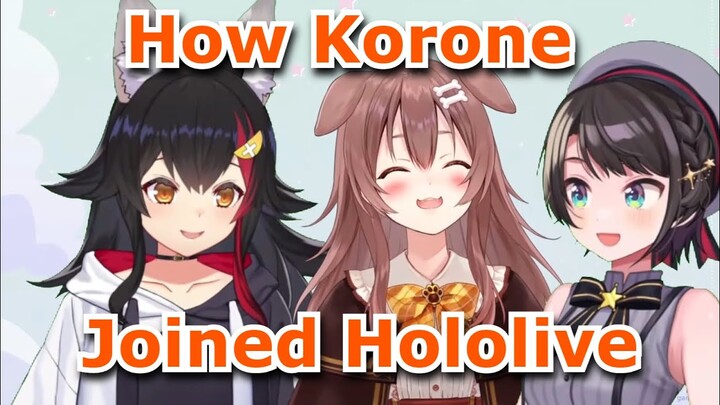 Korone Never Actually Auditioned for Hololive [Eng Sub]