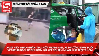 Xuất hiện nhiều 'tia chớp' bị xe phường truy đuổi; Xe taxi được lắp bình oxy, kit xét nghiệm nhanh?