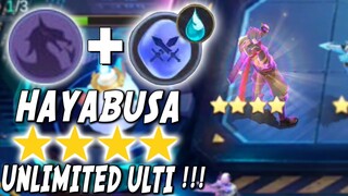 HAYABUSA BINTANG 4 WIMSLAYER STARCORE WATER AUTO UNLIMITED ULTI ! GILA LEMPAR SHURIKEN GA ABIS ABIS!