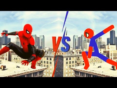 Spider Man VS Spider Man 😱 | Stickman Dismounting funny moments #12 - Bilibili Spider Man VS Spider Man 😱 | Stickman Dismounting funny moments #12 - Bilibili