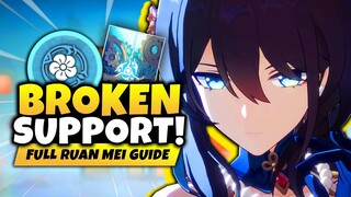 INSANE BUFFS! Best E0 Ruan Mei Guide & Build [Best Relics, Teams, and Light Cones] - Star Rail